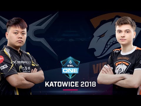 Dota 2 - Mineski vs. Virtus.pro - UB Semi - Game 2 Group A - ESL One Katowice Major 2018