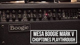 Video thumbnail for Mesa Boogie Mark V | The ULTIMATE Playthrough (with 6L6 and EL34 tubes) by ChoptonesOfficial