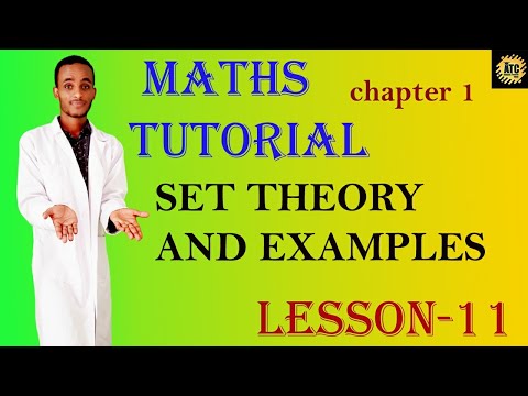 Mathematics:- Lesson 11 | Set theory | ATC TUBE | Freshman #AtcTube #Tutorial #Maths