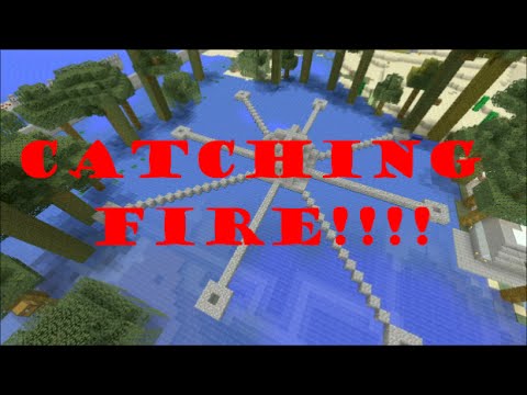 MINECRAFT CATCHING FIRE MAP! (PS3 Edition) Minecraft HungerGames