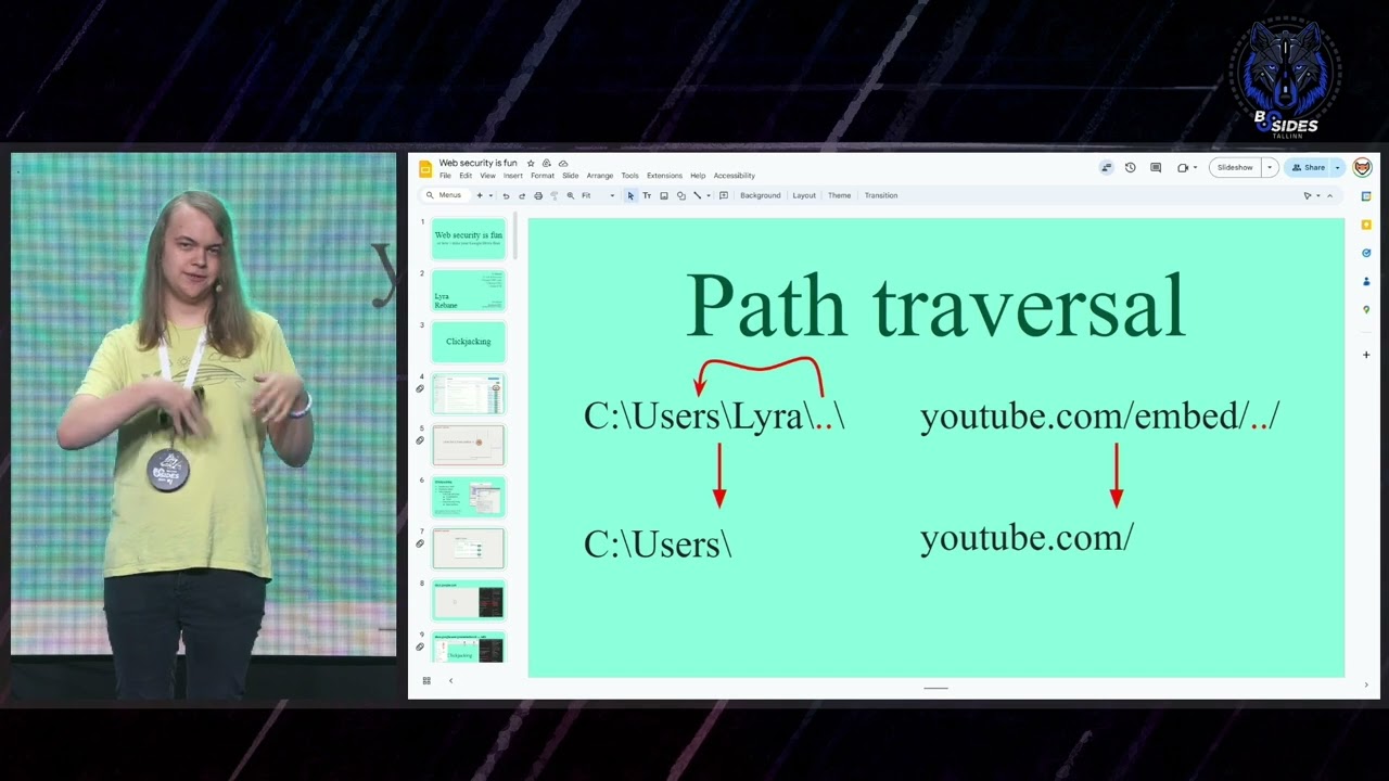Bsides Tallinn 2024 - Lyra Rebane (Web security is fun)