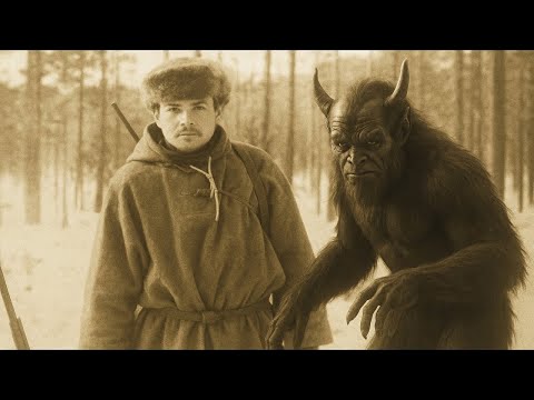 A taiga hunter encountered the devil in an old hut in the taiga.