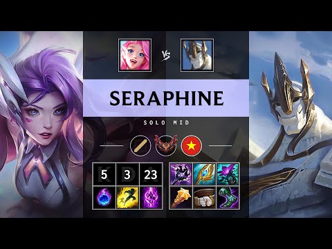 Seraphine Mid vs Galio: Killing spree - VN Grandmaster Patch 14.24