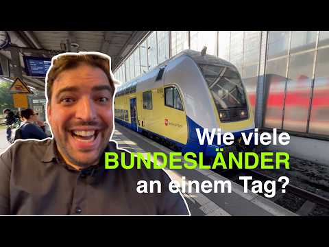 D-Ticket-Challenge: Wie viele Bundesländer schaffe ich an einem Tag?