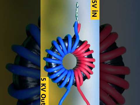 How To Make A 5V To 15KV High Frequency Inverter Using An Old SMPS Power Supply #zaferyildiz #short