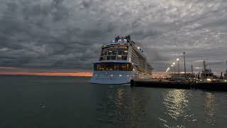 Ovation of the Seas Cruise Liner Departing Port of Darwin. 10/04/2025.Northern Territory Australia🇦🇺