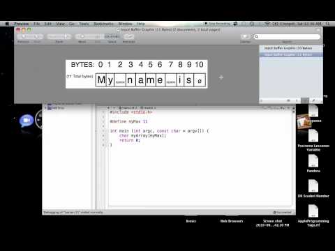 C Programming on the Mac L21 - Intro to fgets and text string details