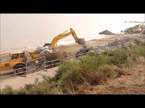 Holland Haven Coastal Defence Works 2014