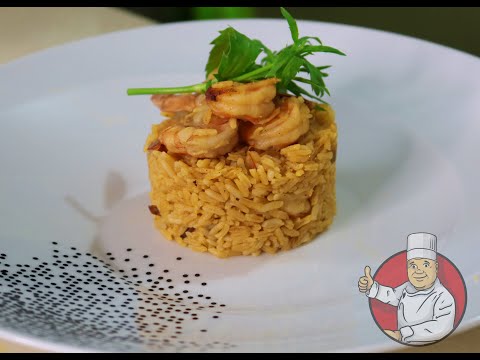 ARROZ CON CAMARONES 🍤🍚🤤| DELICIOSA RECETA | CHEF VILLAMAN
