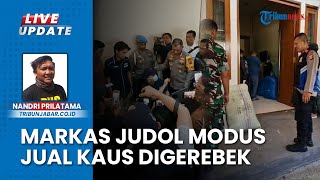 Markas Judi Online Modus Jual Kaos Digerebek Polisi di Polrestabes Bandung, 5 Orang Diringkus