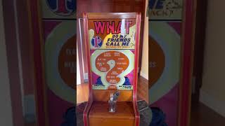 1940s coin op Penny Arcade disposition meter fun carnival game
