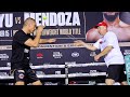 Tim Tszyu looks WAR READY! Shows IMPRESSIVE SPEED & MATRIX LIKE DEFENSE ahead of Mendoza fight!
