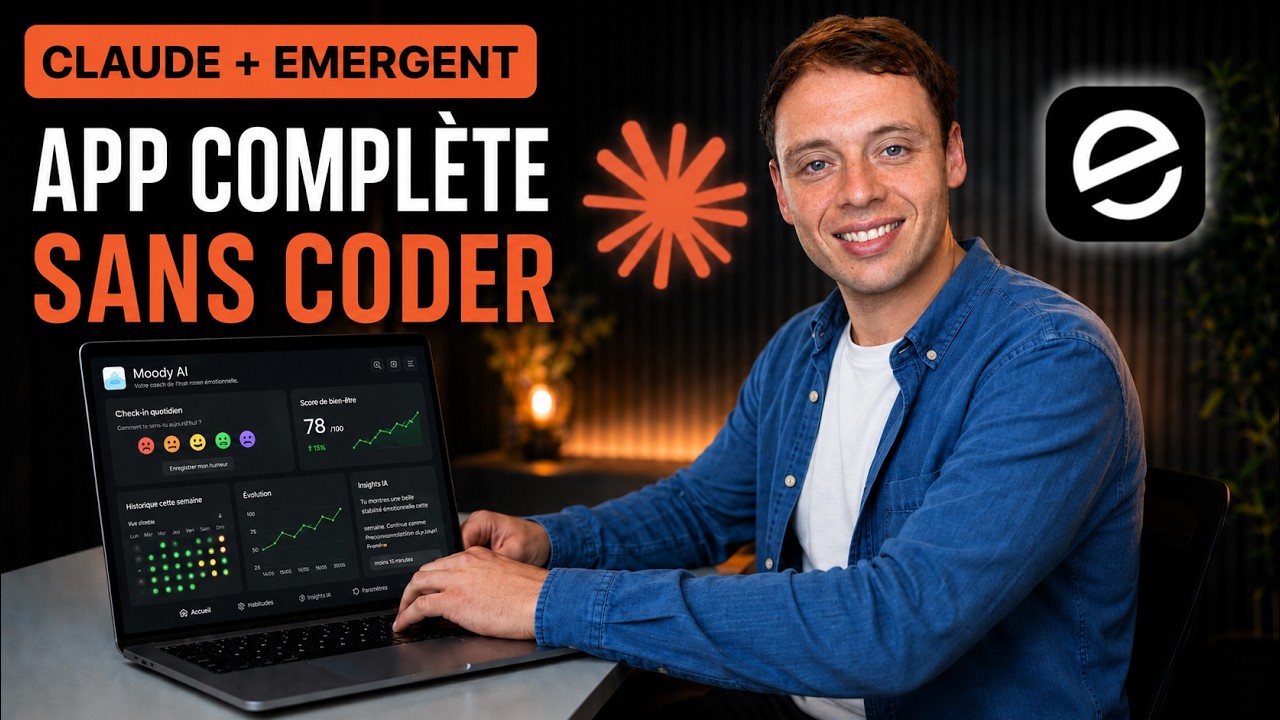 Claude + Emergent AI : J’ai Créé Une App Complète Sans Coder 🔥