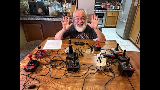 Atari Joystick Collection - The Joy Of My Stick - Kempston - 8bit Vintage Controllers - Retrogaming