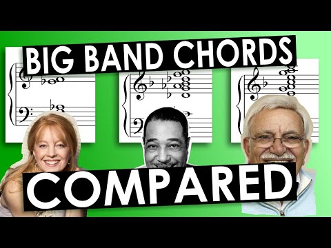 7 Great Big Band Arrangers - Chords Compared