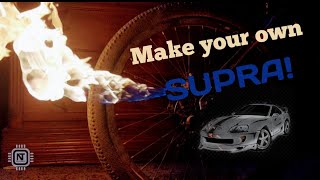 Making an amazing bicycle exhaust | Supra exhaust!!🔥DIY butane gas exhaust.#bicycle #exhaust #diy