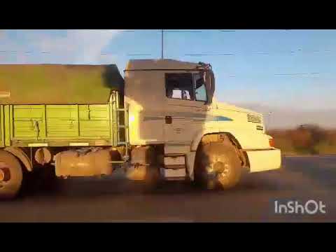CAMIONES EN RN158 , SAN FRANCISCO, CORDOBA , ARGENTINA , VIDEO 253