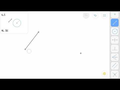 Euclidea Liv 6.5  4L-5E