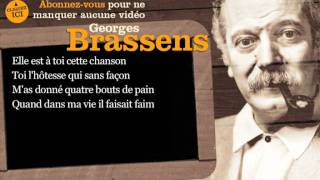 Georges Brassens - Chanson pour l'Auvergnat - Paroles ( karaoké)