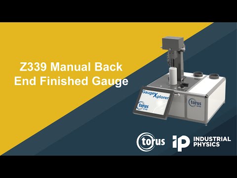 Video do Medidor Manual de Latas Acabadas de Back End Z339