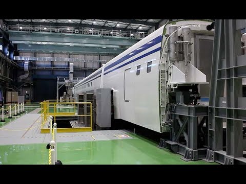 新設のリニア走行試験装置公開 実際の車両活用 ＪＲ東海