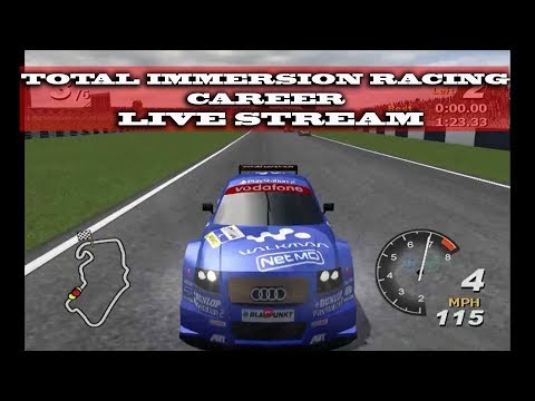 Gaming : Retro Gaming Total Immersion Racing / Career Mode 100% Playthrough  (Live Stream)