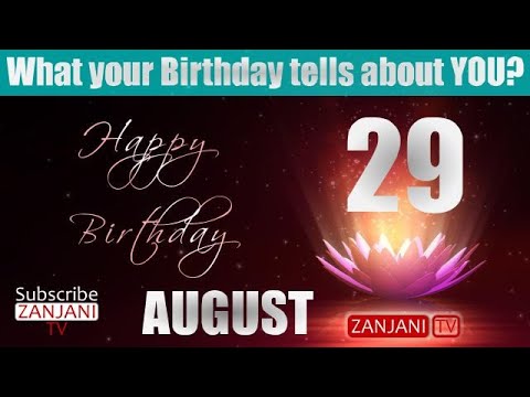 29 August Birthday Personality | Secrets of your Birthday | What your Birth Date say's | Zanjani TV
