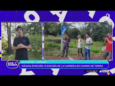 #ACAYAHORA: aventura en Misiones, prueba del trabajador en San Martín