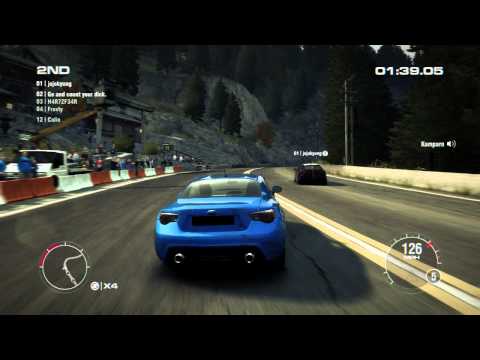 GRID 2 PC Multiplayer Race Gameplay: Tier 1 Upgraded Subaru BRZ in Okutama, Mizu Mountain