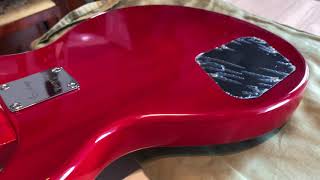 Video thumbnail for 1997 Epiphone Junior DC Double Cutaway P90 Cherry by the big instrument