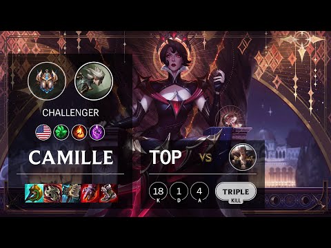 Camille Top vs Sett - NA Challenger Patch 11.15