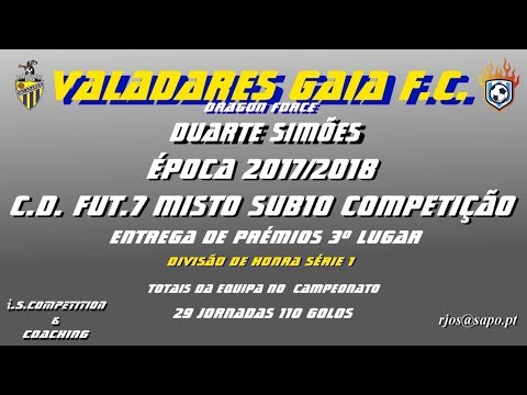Duarte Simões FESTA ENTREGA DE PRÉMIOS 3º LUGAR C.D.PORTO FUT7 MISTO DIV.HONRA SÉRIE1 ...
