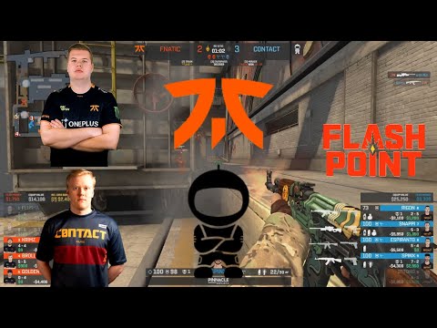 Fnatic vs c0ntact - TRAIN map 2 - Flashpoint 2 - Upper Bracket xnd CSGO