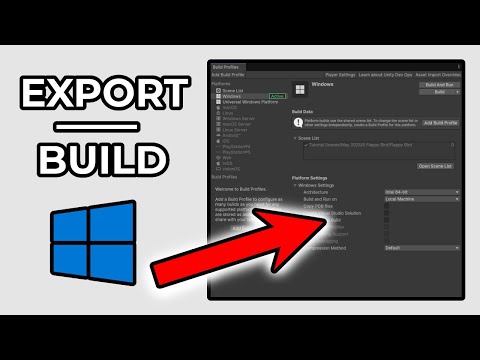How To Export/Build To Windows In Unity 6