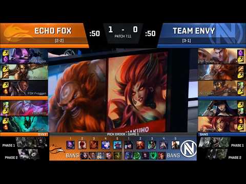 NV vs FOX Highlights Game 2 | NA LCS Summer 2017 | EnvyUs vs Echo Fox