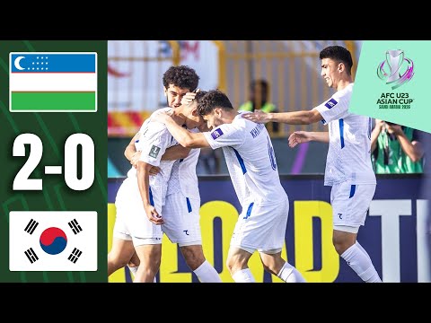 Happy ending for both! | Uzbekistan - Korea Republic | Highlights | AFC U23 Asian Cup™
