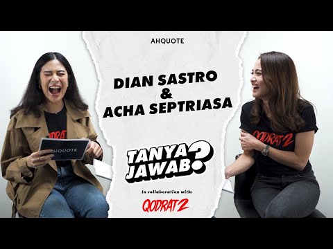 #TANYAJAWAB With Dian Sastrowardoyo & Acha Septriasa | Eps. 27
