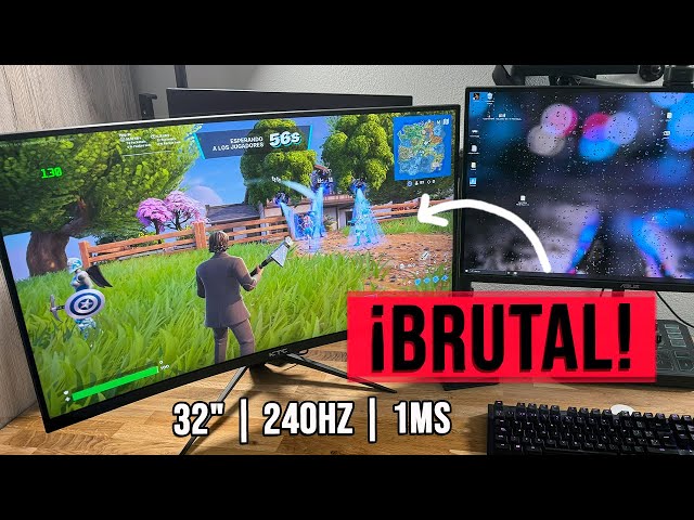 Vídeo relacionado con KTC Monitor Gaming Curvo 32 Pulgadas 240Hz | FHD | 1ms MPRT | Panel VA 1500R | HDR10 | Contraste 5000:1 | AMD FreeSync | sRGB 128% Amplia | HDMI 2.0/DP 1.4 | Montaje VESA | H32C5