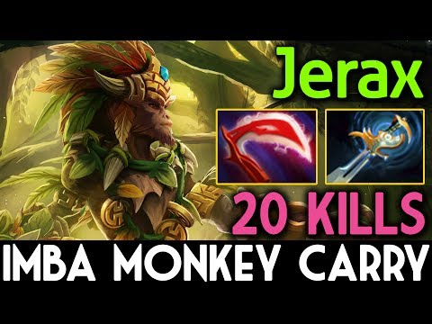 IMBA Monkey King Carry by Jerax with Deso + Echo Sabre 7.06 Dota 2