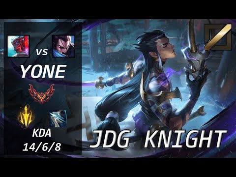 【JDG Knight】 YONE vs YASUO - EUW Grandmaster Patch 13.10