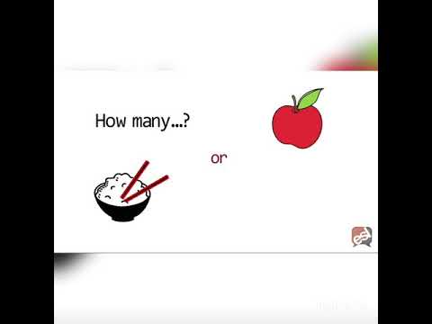 Diferencias entre How many y How much. #howmany #howmuch