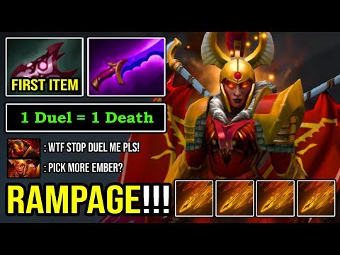 ARMLET LEGION IS BACK!!! 100% Destroyed Offlane EZ RAMPAGE 1Duel = 1Win NEW Sickness Build DotA 2