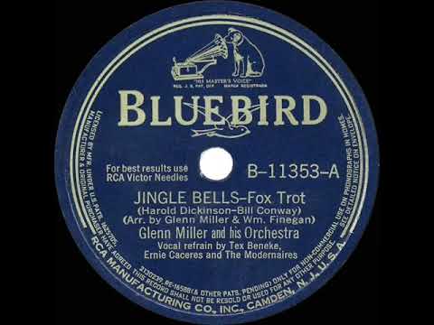 1941 HIT ARCHIVES: Jingle Bells - Glenn Miller (Tex Beneke, Ernie Caceres & Modernaries, vocals)