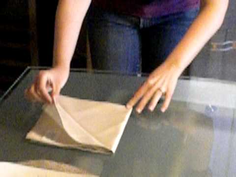 How to fold a napkin - Quick and Cute