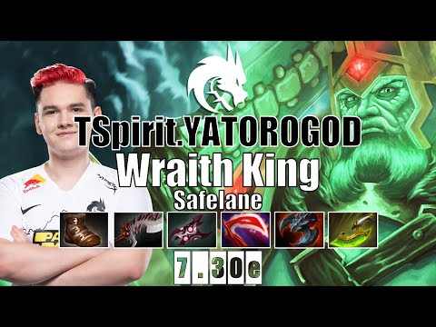 Wraith King | TSpirit.YATOROGOD | 8 MINS ARMLET STRONGEST CARRY NOW | 7.30e Gameplay Highlights