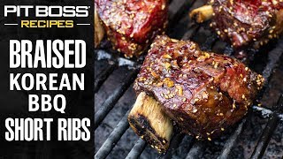 Braised Korean BBQ Short Ribs | Pit Boss Grills Recipe