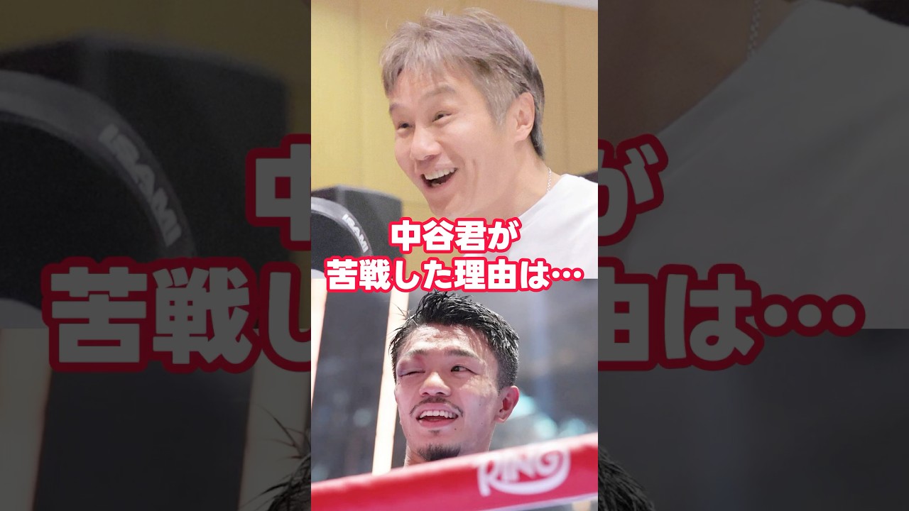 中谷潤人が苦戦した理由に畑山隆則の一言が的確すぎたw