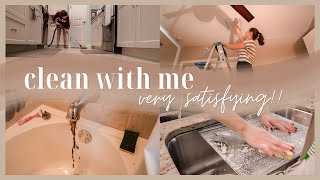 Satisfying Deep Clean With Me - Deep Cleaning the Entire House After Vacancy (get inspired to clean)