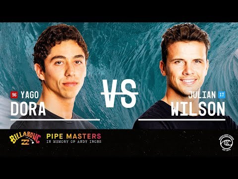 Yago Dora vs. Julian Wilson - Round of 16, Heat 2 - Billabong Pipe Masters 2019