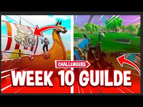NEW WEEK 10 CHALLENGES GUIDE! VEHICLE TIME TRAILS, CRASHED BATTLE BUS & CAMEL LOCATION!
